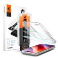 Protezione dello schermo in vetro temperato iPhone 16 Pro/17/17 Pro/18 Pro Spigen Glas.tR EZ Fit Pro - 2 Pezzi. - Trasparente