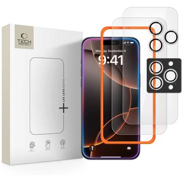 Set di protezione iPhone 16 Pro/17 Pro Tech-Protect Supreme - trasparente