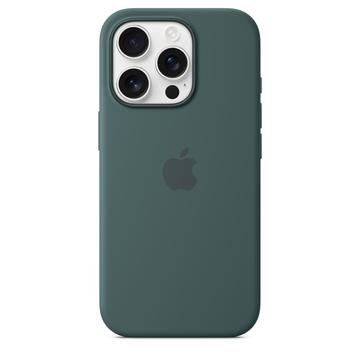 Custodia in Silicone per iPhone 16 Pro Apple con MagSafe MYYR3ZM/A - Lago verde