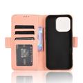 Custodia a portafoglio per iPhone 16 Pro - Rosa
