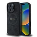 Custodia ad anello colorata Guess 4G per iPhone 16 Pro - Compatibile con MagSafe