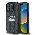 Custodia iPhone 16 Pro Lacoste Blend Monogram - Compatibile con MagSafe - Nera