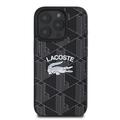 Custodia iPhone 16 Pro Lacoste Blend Monogram - Compatibile con MagSafe - Nera