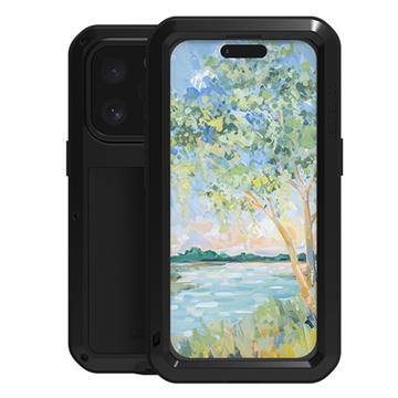 Custodia Ibrida Love Mei Powerful per iPhone 16 Pro - Nera