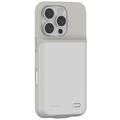 Custodia per batteria di backup per iPhone 16 Pro Max - 7000mAh - Bianca