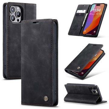 Custodia a Portafoglio Caseme 013 Serie per iPhone 16 Pro Max - Nera