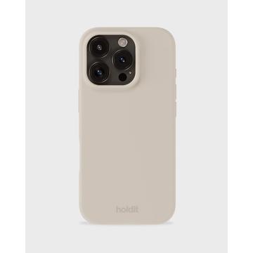 Custodia in silicone Holdit per iPhone 16 Pro Max - Beige chiaro