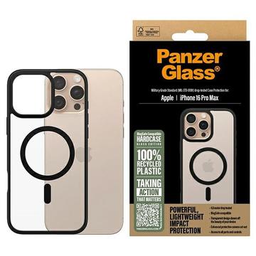 Custodia compatibile con MagSafe  iPhone 16 Pro Max PanzerGlass HardCase - Nera / Trasparente