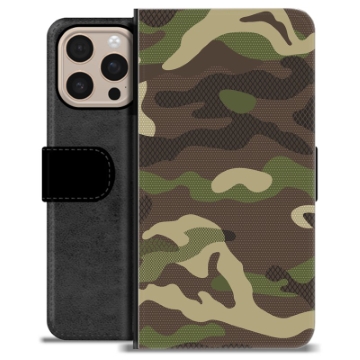iPhone 16 Pro Max Custodia Portafoglio - Camouflage
