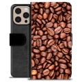 iPhone 16 Pro Max Custodia Portafoglio - Chicchi di Caffè