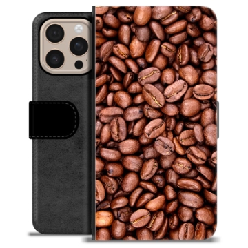 iPhone 16 Pro Max Custodia Portafoglio - Chicchi di Caffè