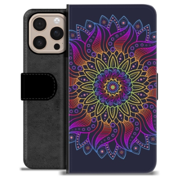 iPhone 16 Pro Max Custodia Portafoglio - Mandala Colorata