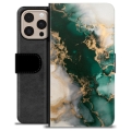 iPhone 16 Pro Max Custodia Portafoglio - Marmo Giada