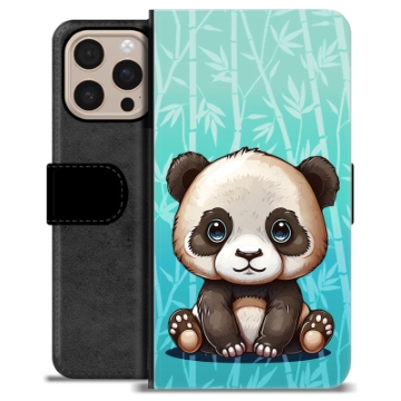 iPhone 16 Pro Max Custodia Portafoglio - Panda