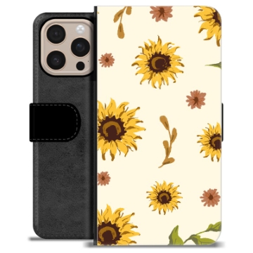 iPhone 16 Pro Max Custodia Portafoglio - Girasole