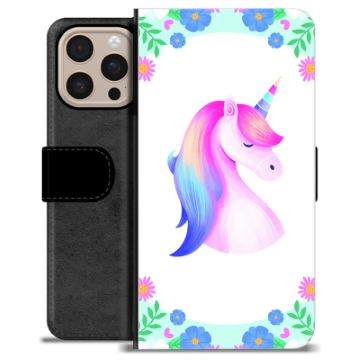 iPhone 16 Pro Max Custodia Portafoglio - Unicorno