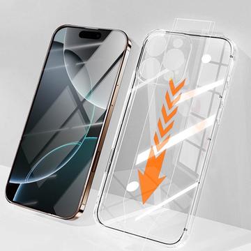 Kit di protezione 2-in-1 iPhone 16 Pro Max Rurihai - Trasparente