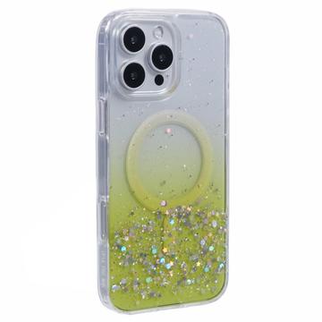 Custodia MagSafe per iPhone 16 Pro Max Sparkle Glow - Giallo