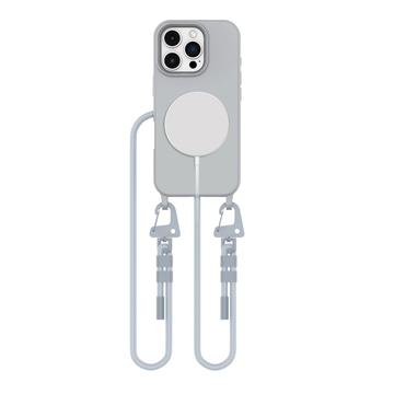 Custodia MagSafe Tech-Protect MagNecklace per iPhone 16 Pro Max - Grigia