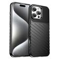 Cover in TPU Serie Thunder per iPhone 16 Pro Max - Nera