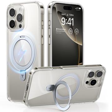 CG MOBILE Guess Custodia Rigida Per IPhone 16 Pro 6.3'' – Trasparente Con Logo, Materiale TPU/PC, Protezione Fotocamera