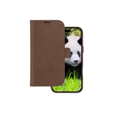 Custodia in pelle a portafoglio dbramante1928 Lynge MagSafe 2-in-1 per iPhone 16 Pro Max - Abbronzatura