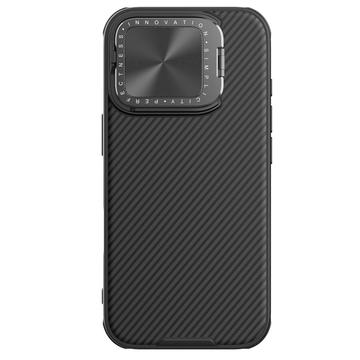 Custodia Ibrida Nillkin CamShield Prop per iPhone 16 Pro - Nera