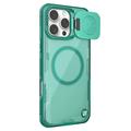 Custodia magnetica per iPhone 16 Pro Nillkin IceBlade Prop - Compatibile con MagSafe, coperchio a scorrimento - Verde