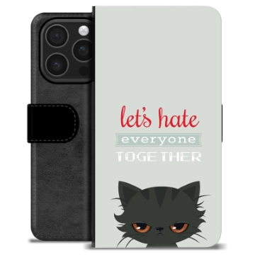iPhone 16 Pro Custodia Portafoglio - Gatto Arrabbiato