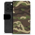 iPhone 16 Pro Custodia Portafoglio - Camouflage