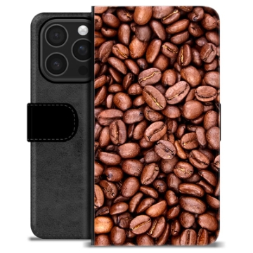 iPhone 16 Pro Custodia Portafoglio - Chicchi di Caffè