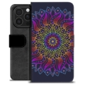iPhone 16 Pro Custodia Portafoglio - Mandala Colorata