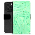 iPhone 16 Pro Custodia Portafoglio - Menta Verde