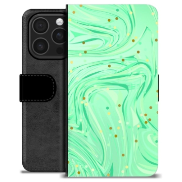 iPhone 16 Pro Custodia Portafoglio - Menta Verde
