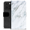 iPhone 16 Pro Custodia Portafoglio - Marmo