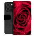 iPhone 16 Pro Custodia Portafoglio - Rosa