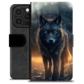 iPhone 16 Pro Custodia Portafoglio - Lupo