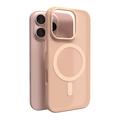 Custodia in silicone Puro Daylight MagSafe per iPhone 16 Pro - Beige