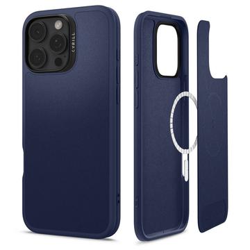 Custodia Ibrida Spigen Cyrill Kajuk Mag per iPhone 16 Pro - Blu Scuro