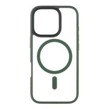 Custodia ibrida Tactical MagForce Hyperstealth per iPhone 16 Pro - Verde foresta