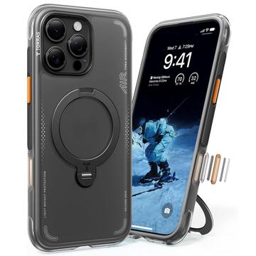 Custodia MagSafe per iPhone 16 Pro Torras Ostand Q3 Air - Nero