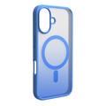 Custodia ibrida Puro Gradient per iPhone 16 - Compatibile con MagSafe - Blu