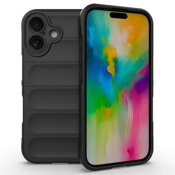 Cover in TPU Rugged per iPhone 16 - Nera