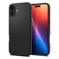 Custodia in TPU Spigen Liquid Air per iPhone 16 - Nera