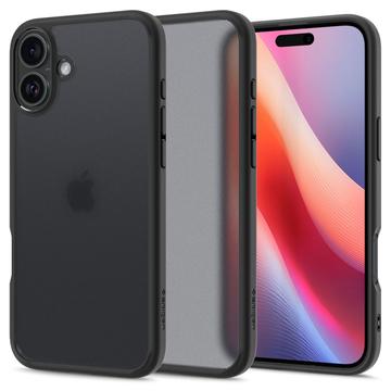 Custodia Spigen Ultra Hybrid per iPhone 16 - Nero gelo