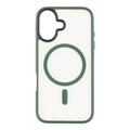 Custodia ibrida Tactical MagForce Hyperstealth per iPhone 16 - Verde foresta