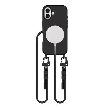 Custodia MagNecklace MagSafe per iPhone 16 Tech-Protect - Nero