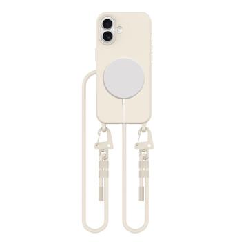 Custodia MagNecklace MagSafe per iPhone 16 Tech-Protect - Latte