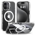 Custodia Tech-Protect MagStand MagSafe per iPhone 16 - trasparente