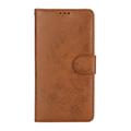Custodia a portafoglio 2 in 1 in stile vintage per iPhone 16 con coperchio rimovibile - Marrone